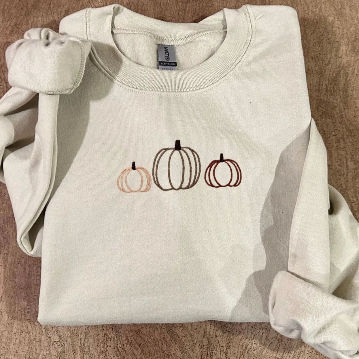 Halloween Pumpkin Line Sweatshirt