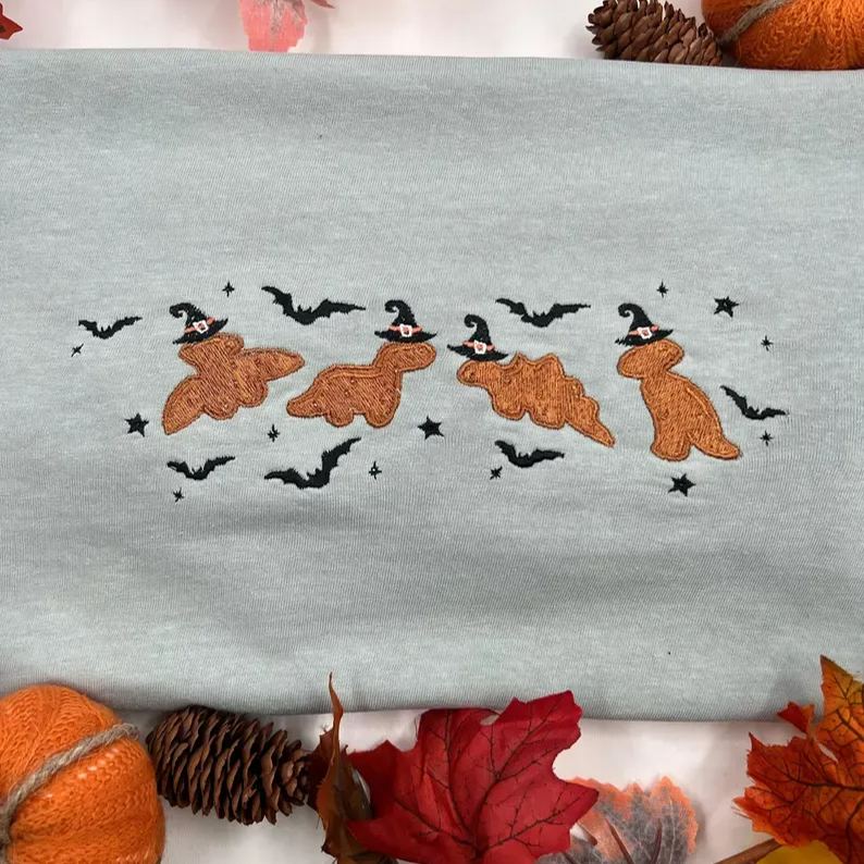 Halloween Embroidered Sweatshirt