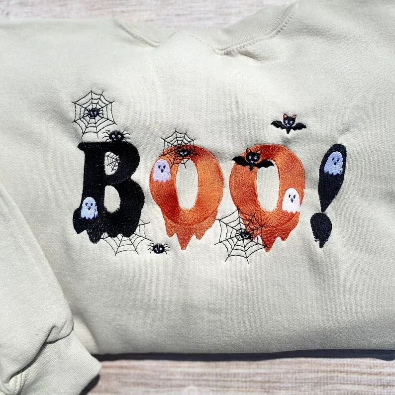 [Copy]Halloween Embroidered Sweatshirt