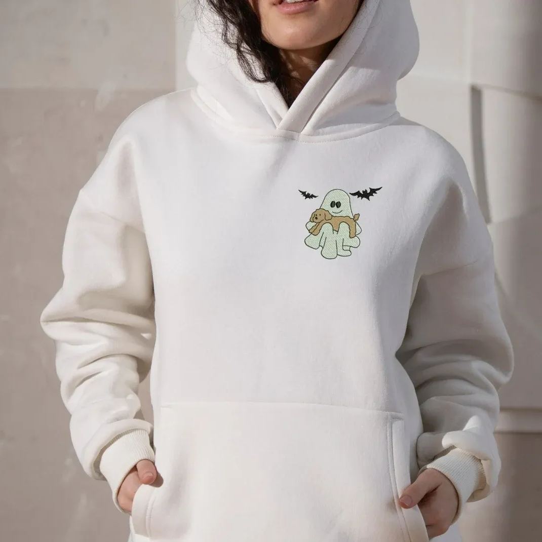 The Ghost Hugs the Dog Sweatshirt