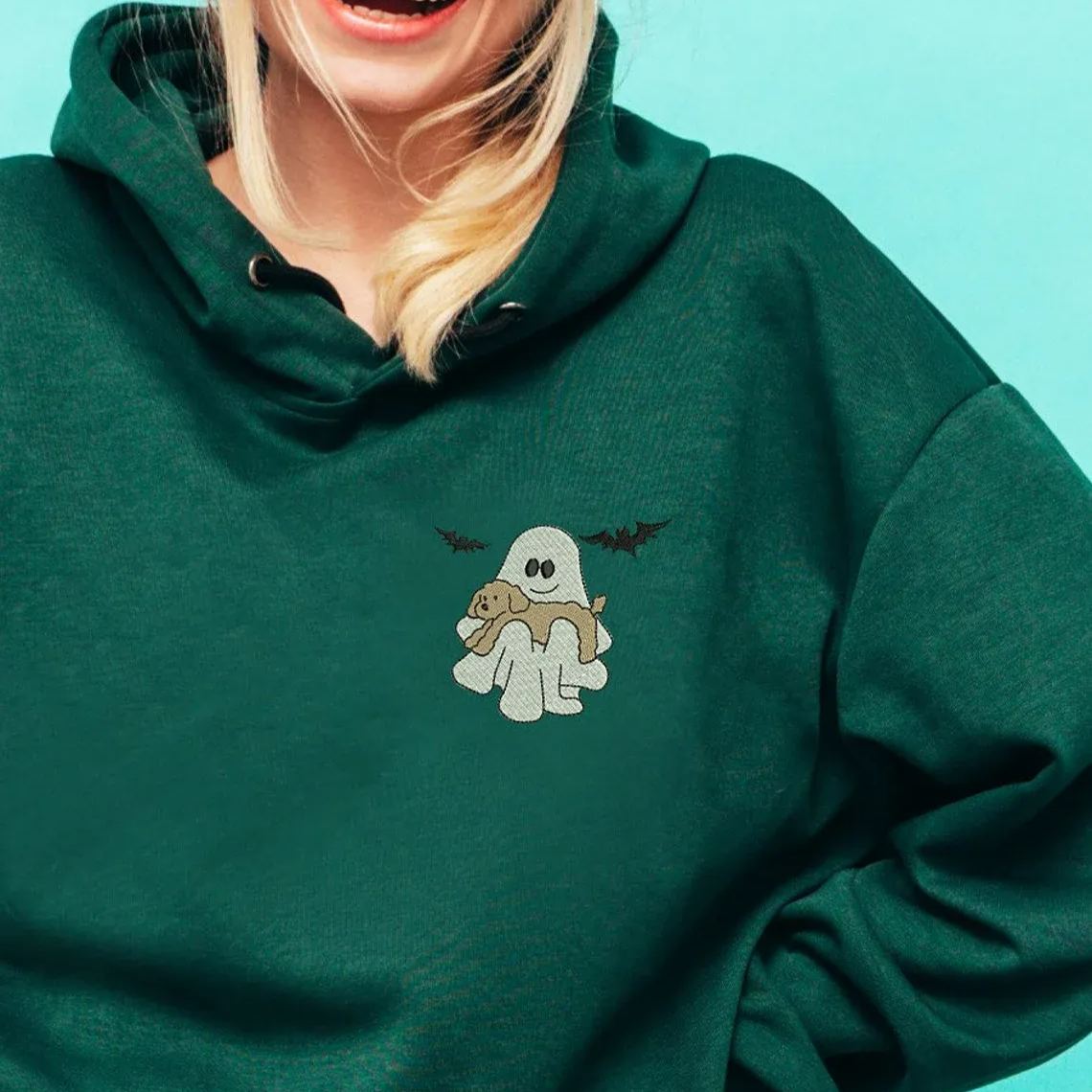 The Ghost Hugs the Dog Sweatshirt