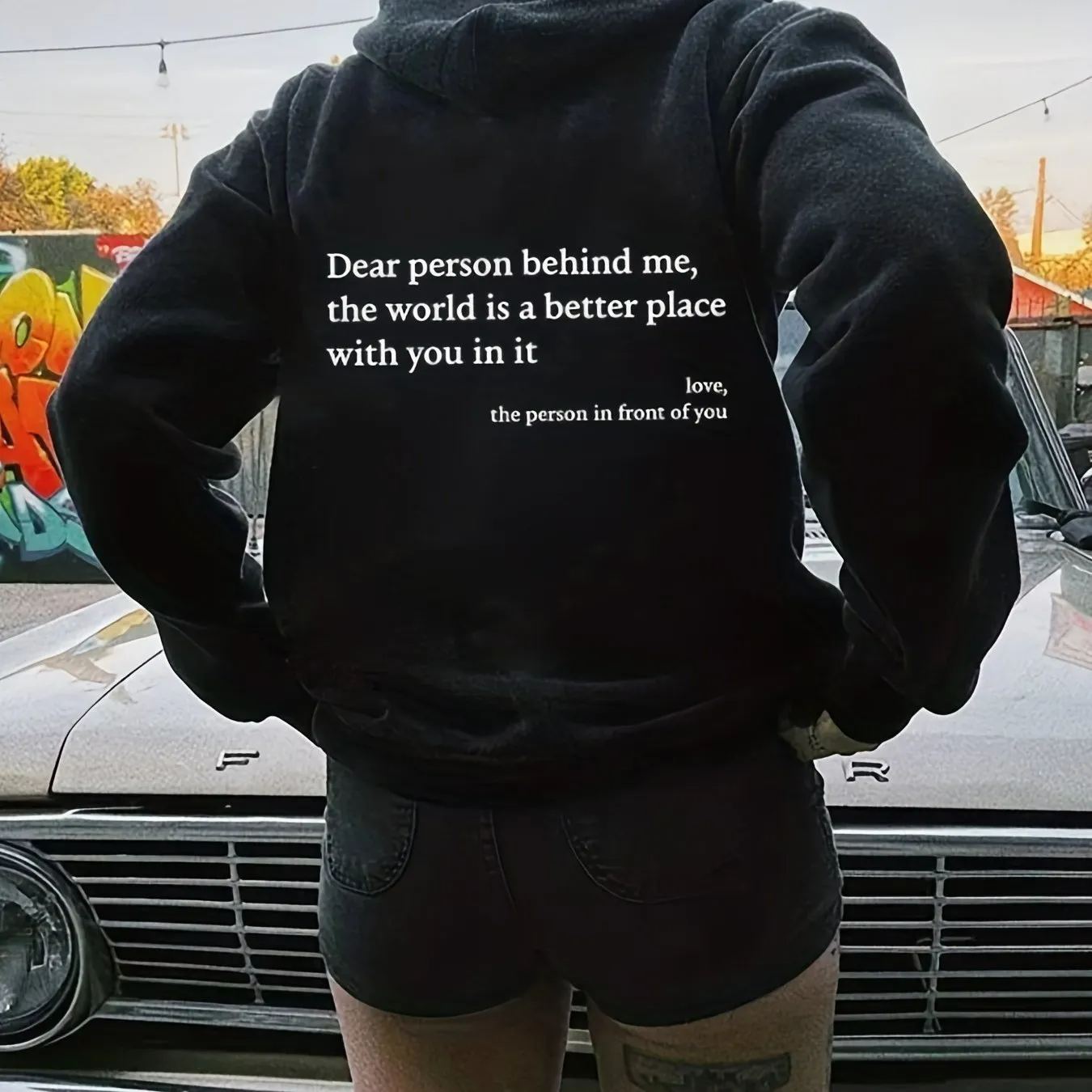 Dear Person Behind Me Sweatshirt, Aesthetic Hoodie, You Are Enough Hoodie