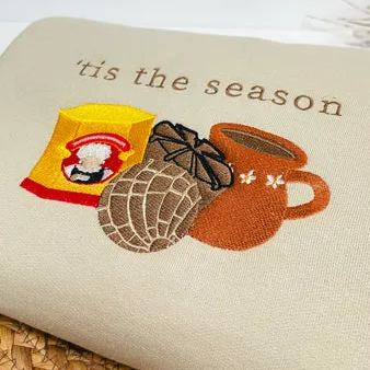 Beige Concha Dieta Navideña Sweatshirt