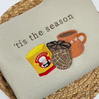 Beige Concha Dieta Navideña Sweatshirt