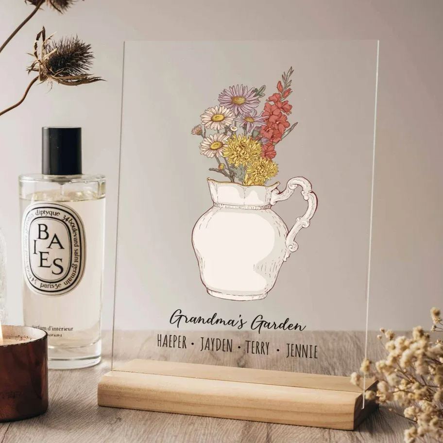 Birthday flower bouquet decoration led lights