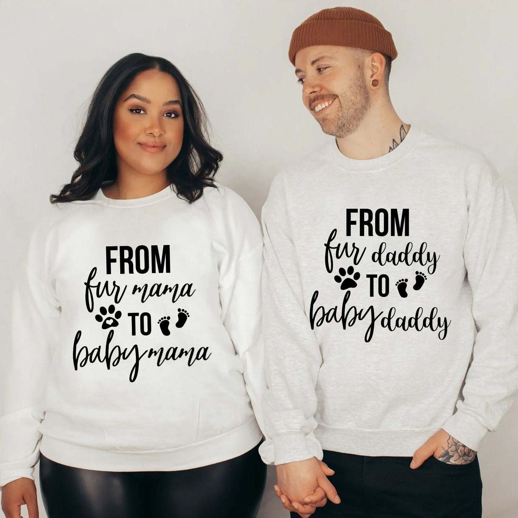 From Fur Mama To Baby Mama Shirt, Fur Daddy To Baby Daddy Shirt