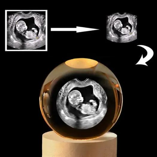 Custom 3D Photo Crystal Ball