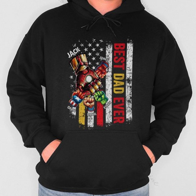 Custom The Best Dads Ever Patterns T-Shirt/Crewneck/Hoodie