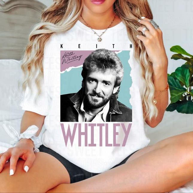 “Retro Country Vibes” Keith Whitley Music Tee