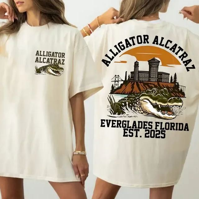 “Florida Wild Pride” Alligator Alcatraz Everglades Tee