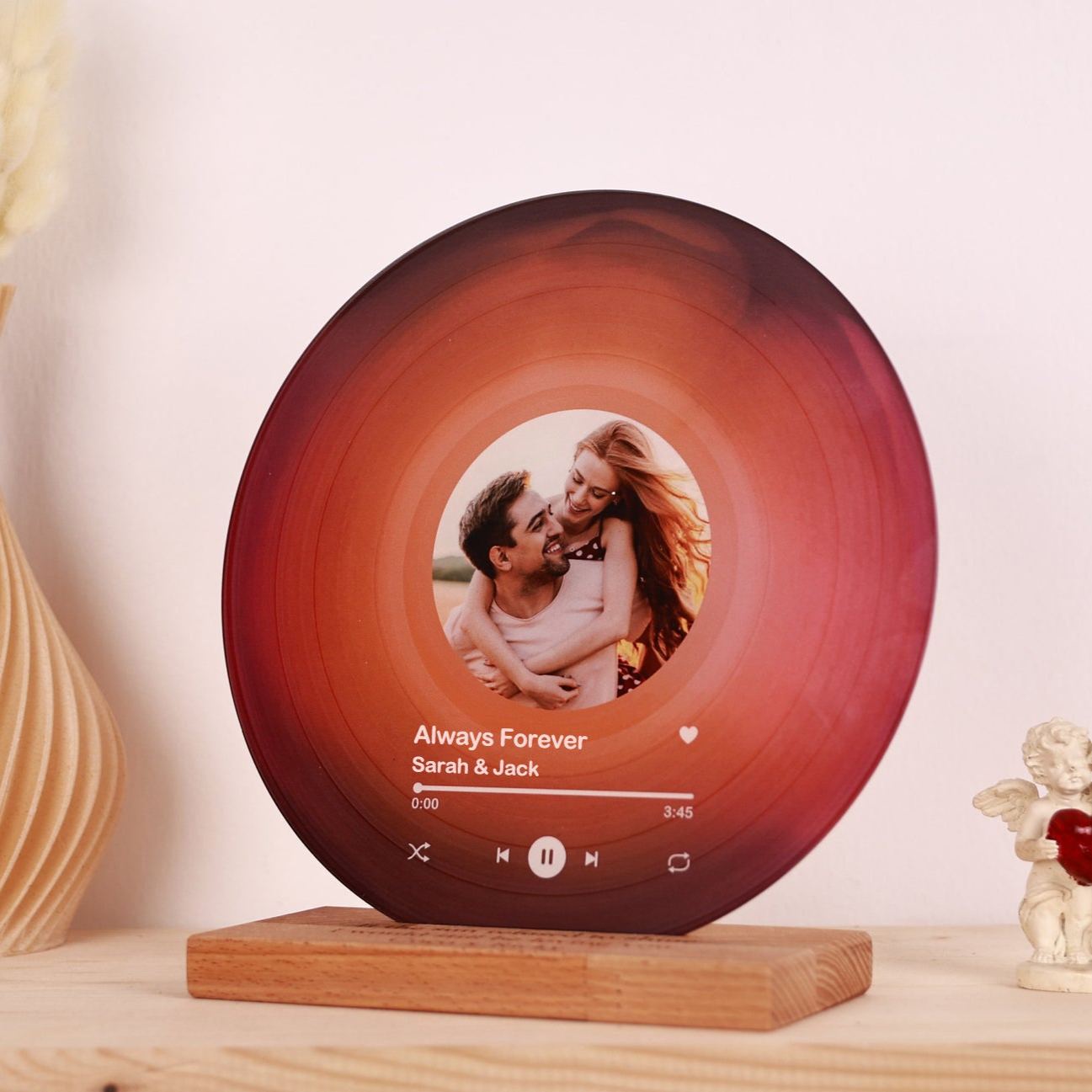 Personalized Record with Photo - Acrylic Song Plaque