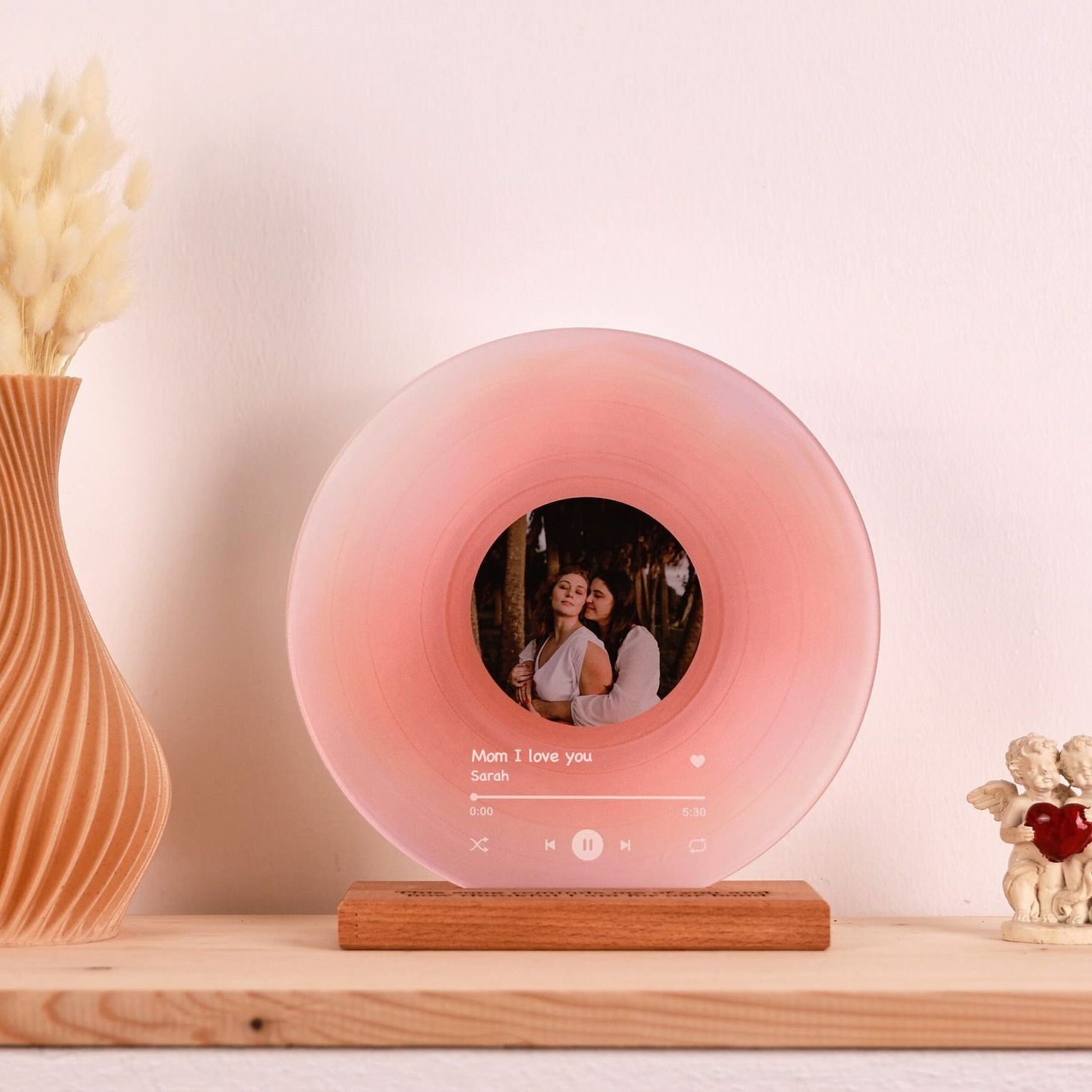 Personalized Record with Photo - Acrylic Song Plaque