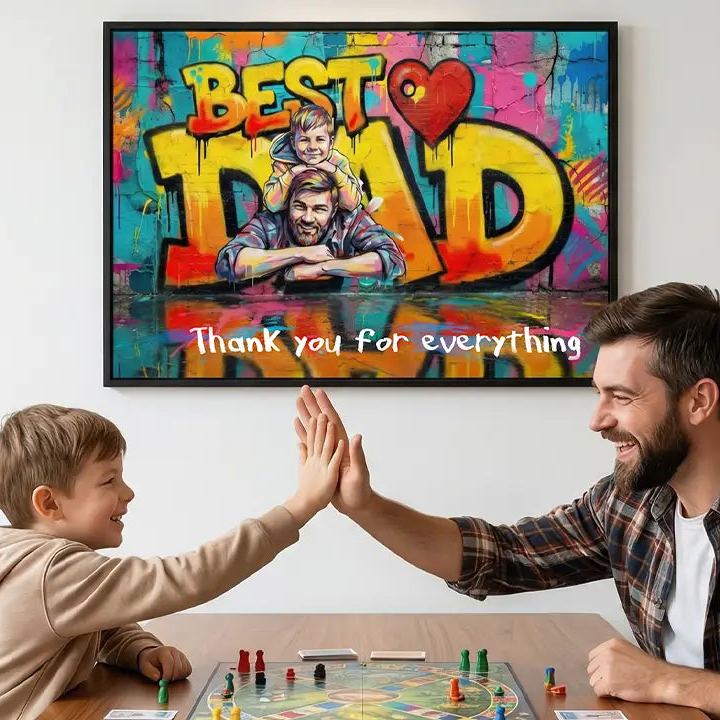 Personalized Poster Love DAD