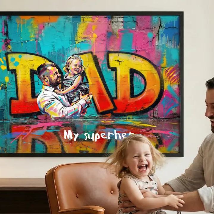 Personalized Poster Love DAD