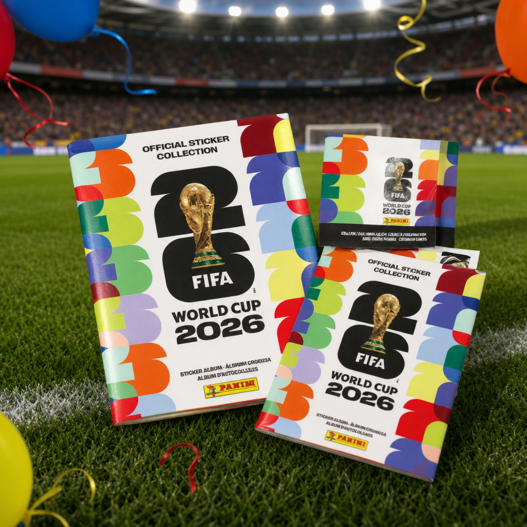Official World Cup 2026 Sticker Collection – Album & Sticker Packets | USA/Canada/Mexico 48-Team Edition