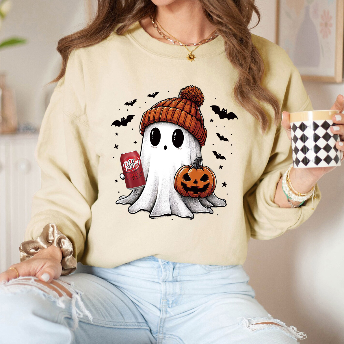 Ghost Drink Halloween Shirt