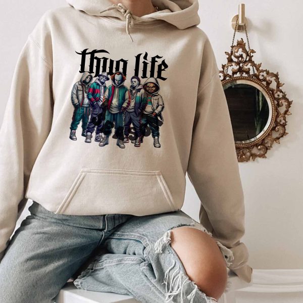 Thug Life Horror– Tshirt,Crewneck,Hoodie