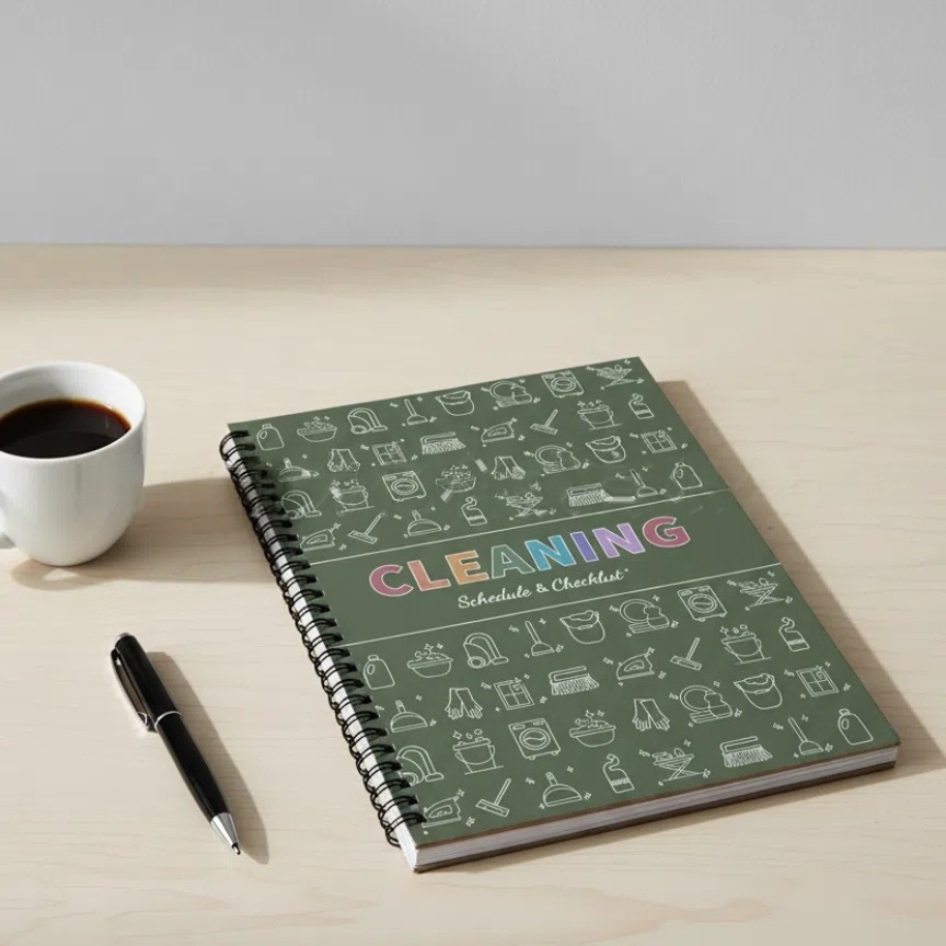 2026 version ADHD Cleaning Planner - Daily, Weekly & Monthly Household Cleaning Checklist