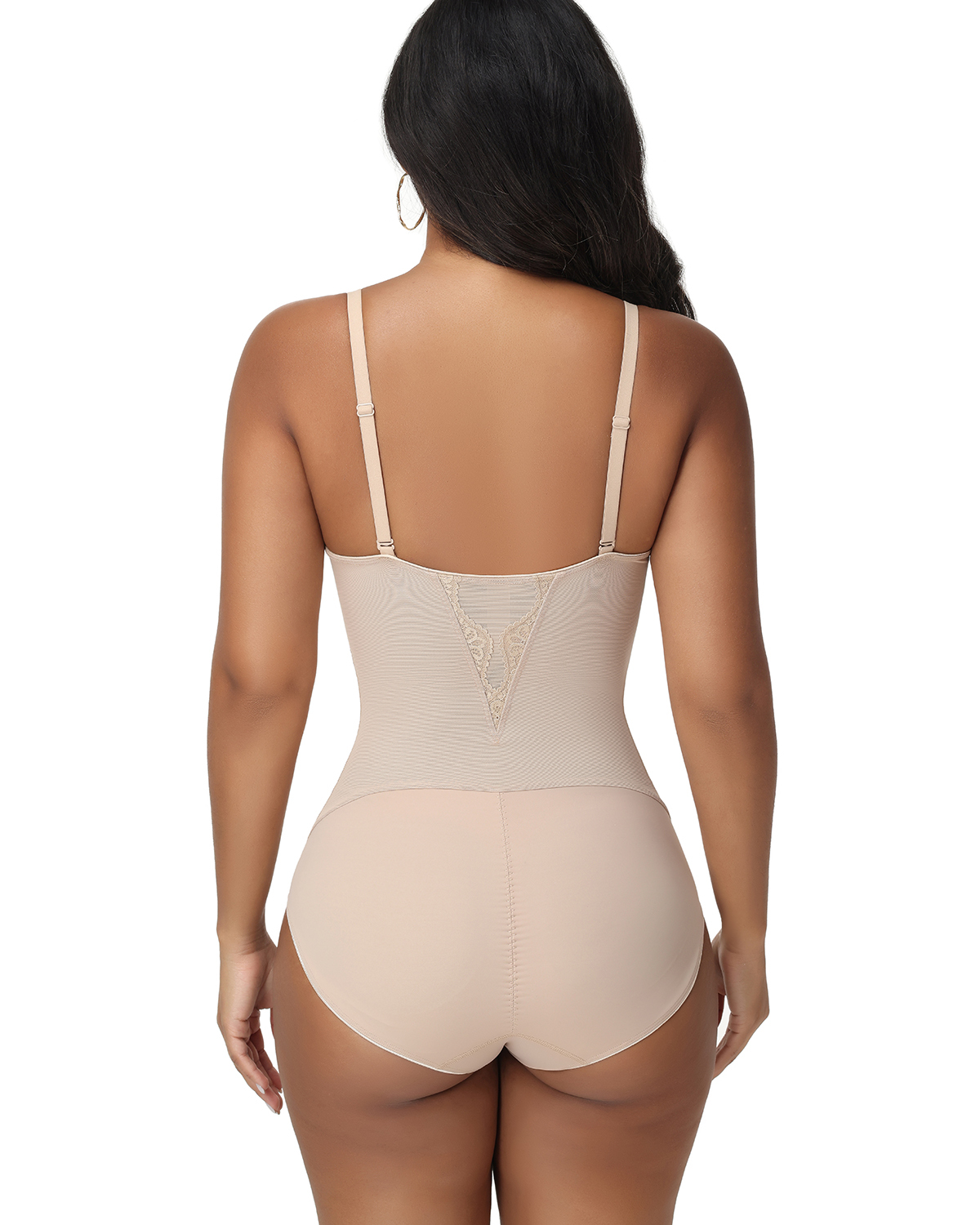 Lace-Detail Underwire Bustier Bodysuit