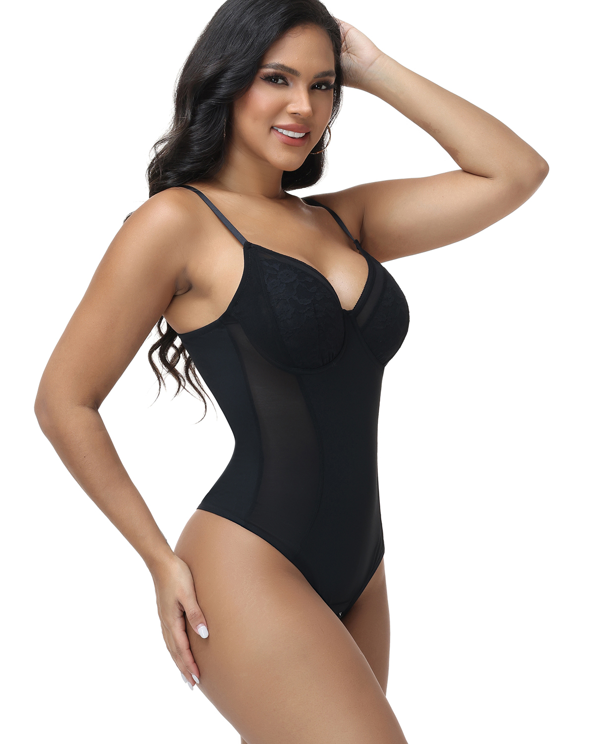 T-shaped two-piece shaping garment