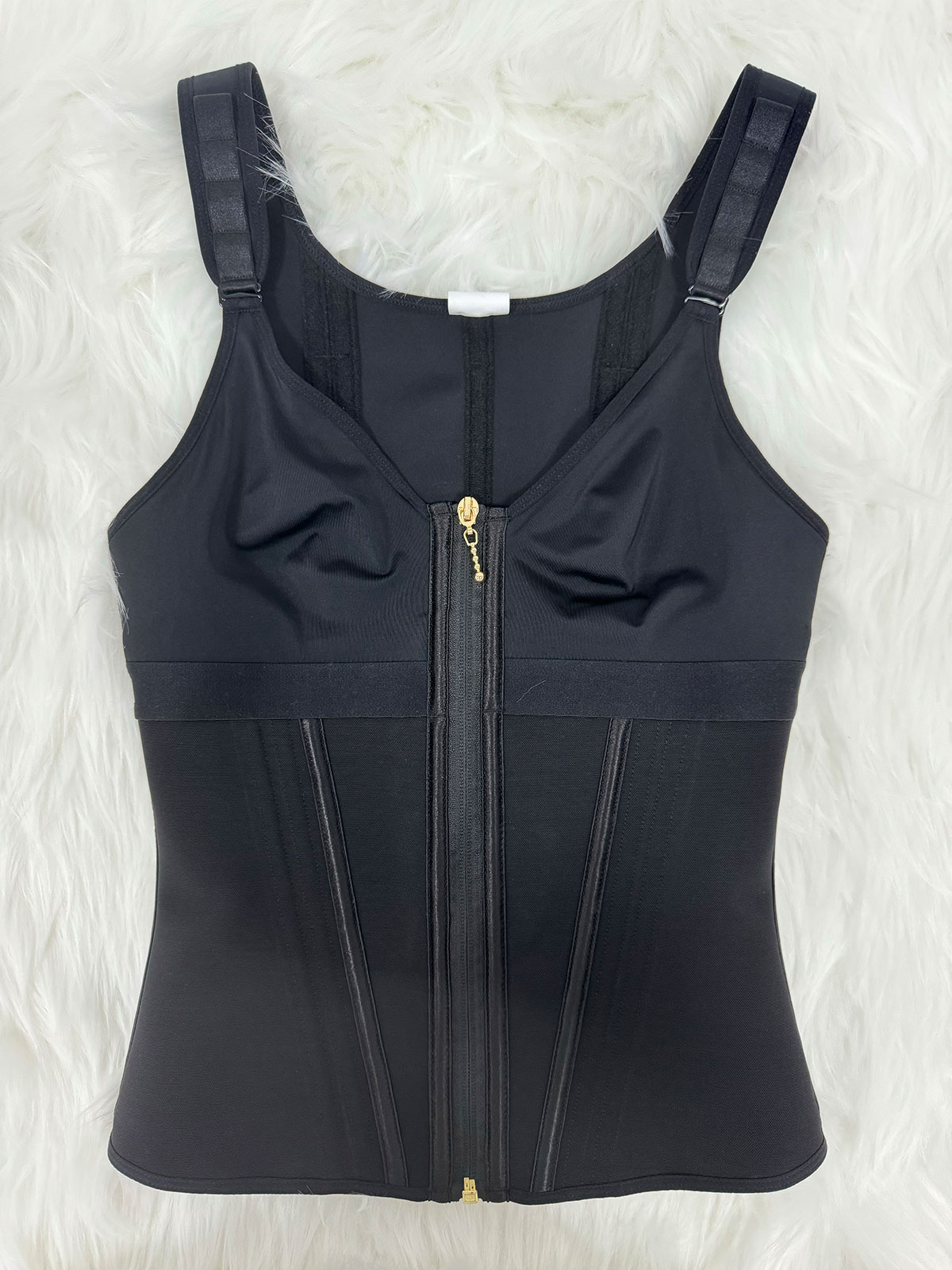 Extreme Latex Corset Waist Vest With Bra