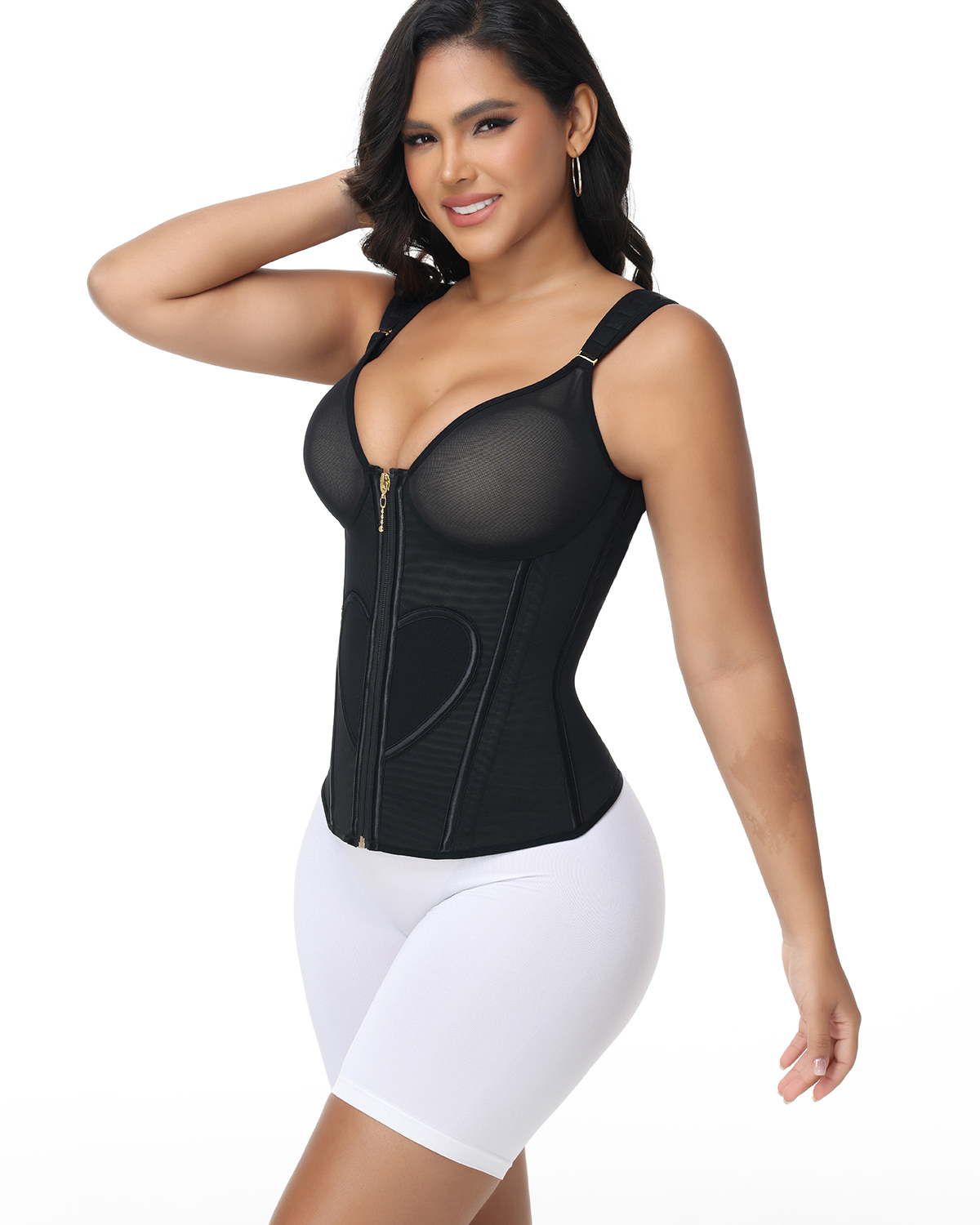 Abdominal love-shaped shaping waistband