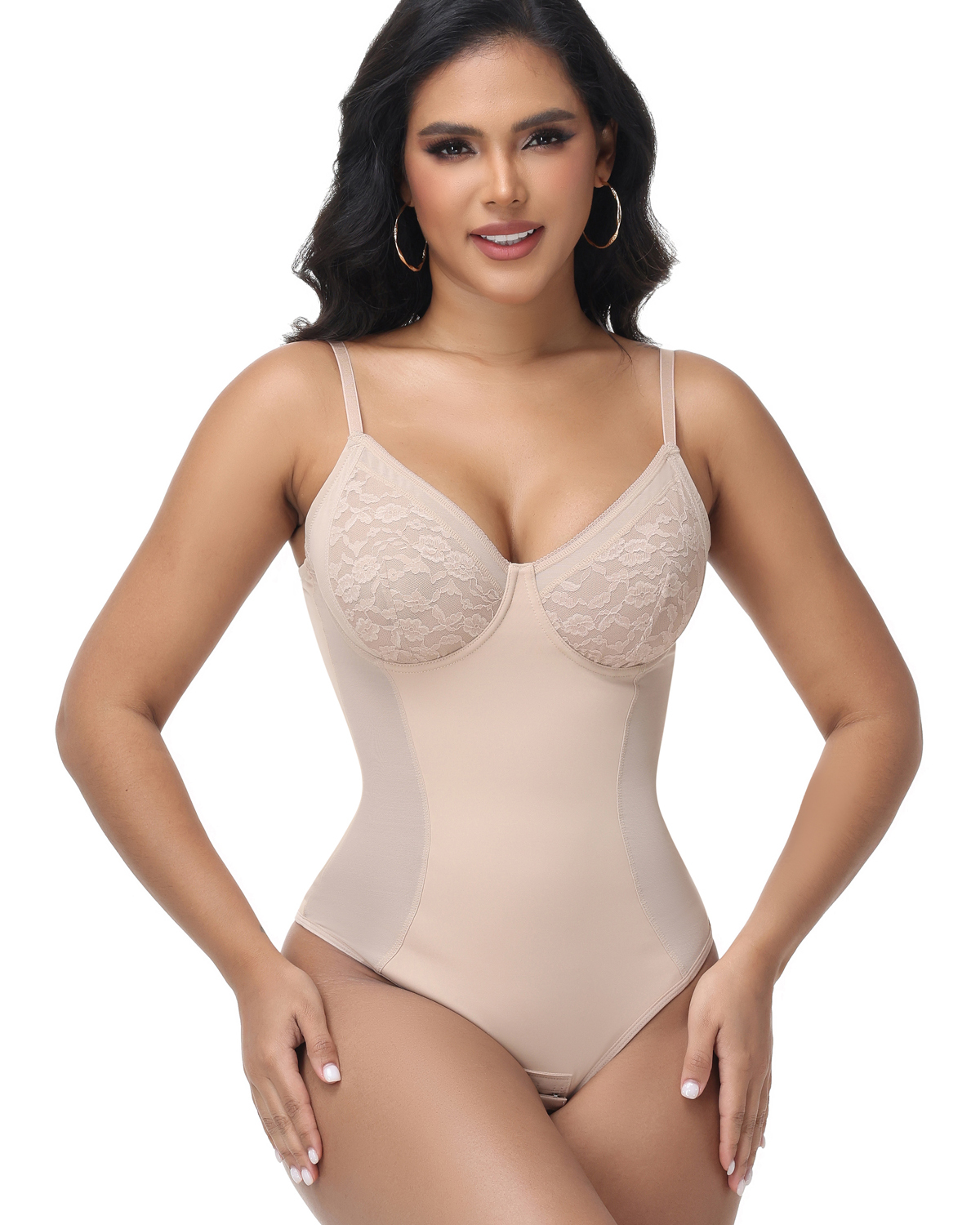 T-shaped two-piece shaping garment