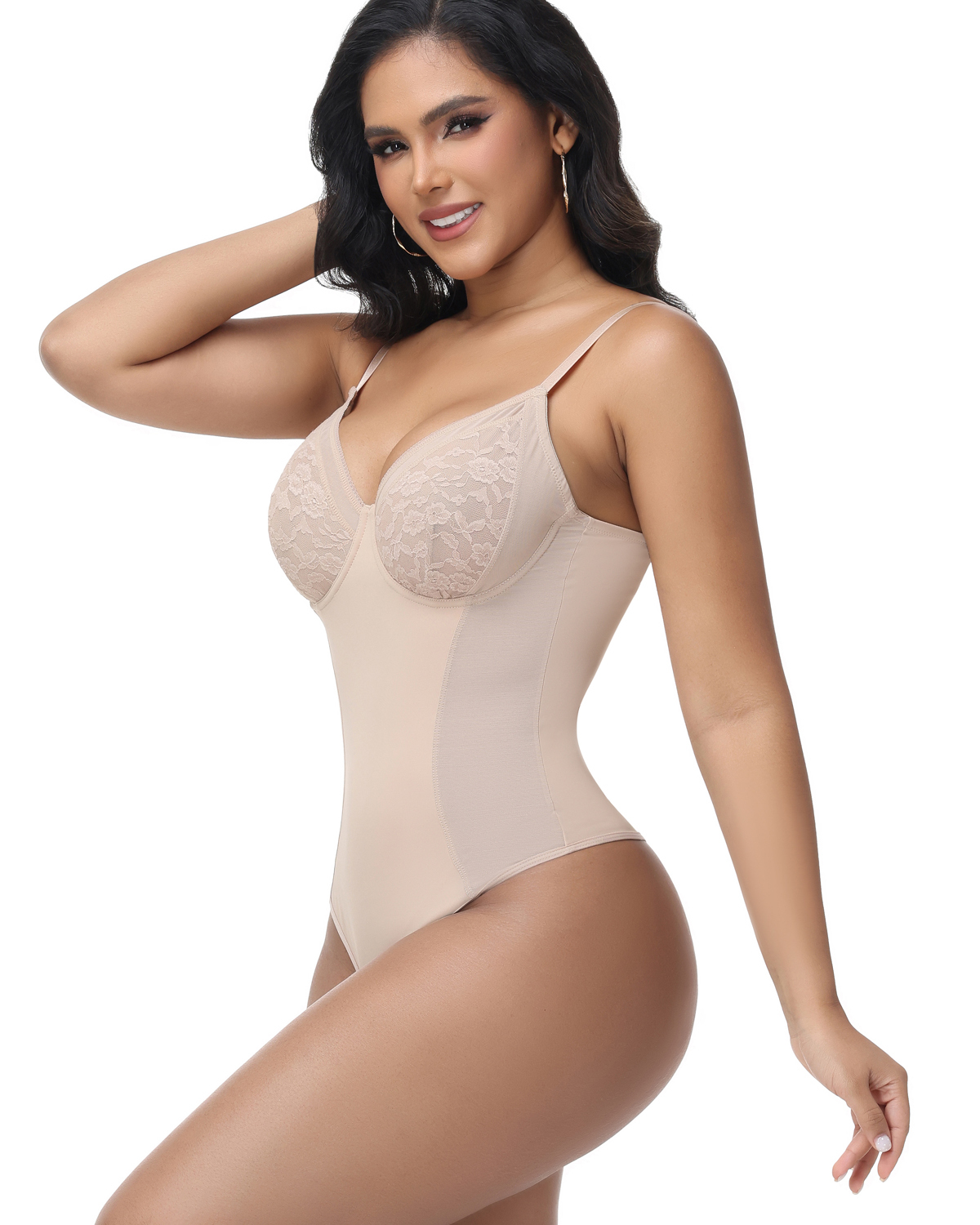 T-shaped two-piece shaping garment