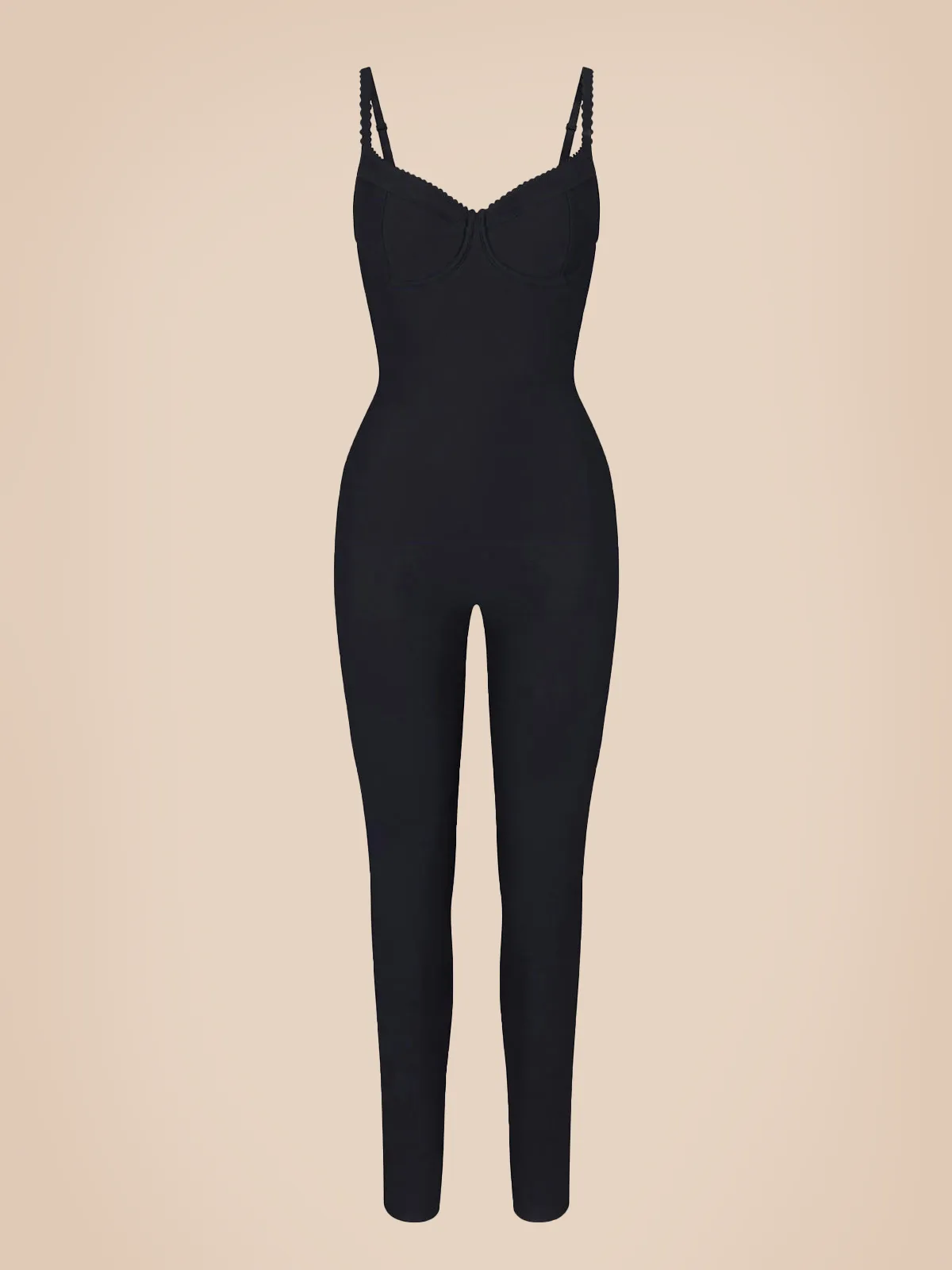 Bodycon Stretch Leopard Print Jumpsuit With Bra