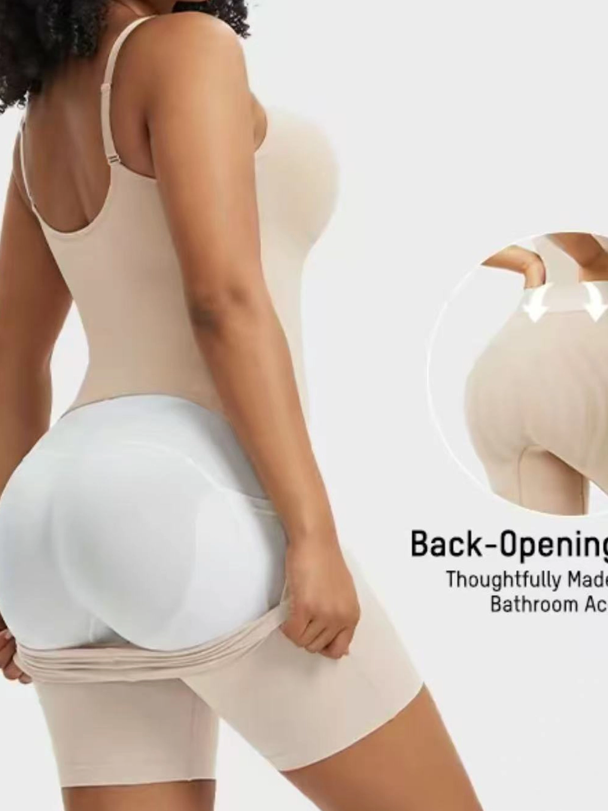 Seamless Butt Lifter Shapewear With Tummy Control  Easy Off