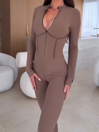 Chest Zip Bodysuit