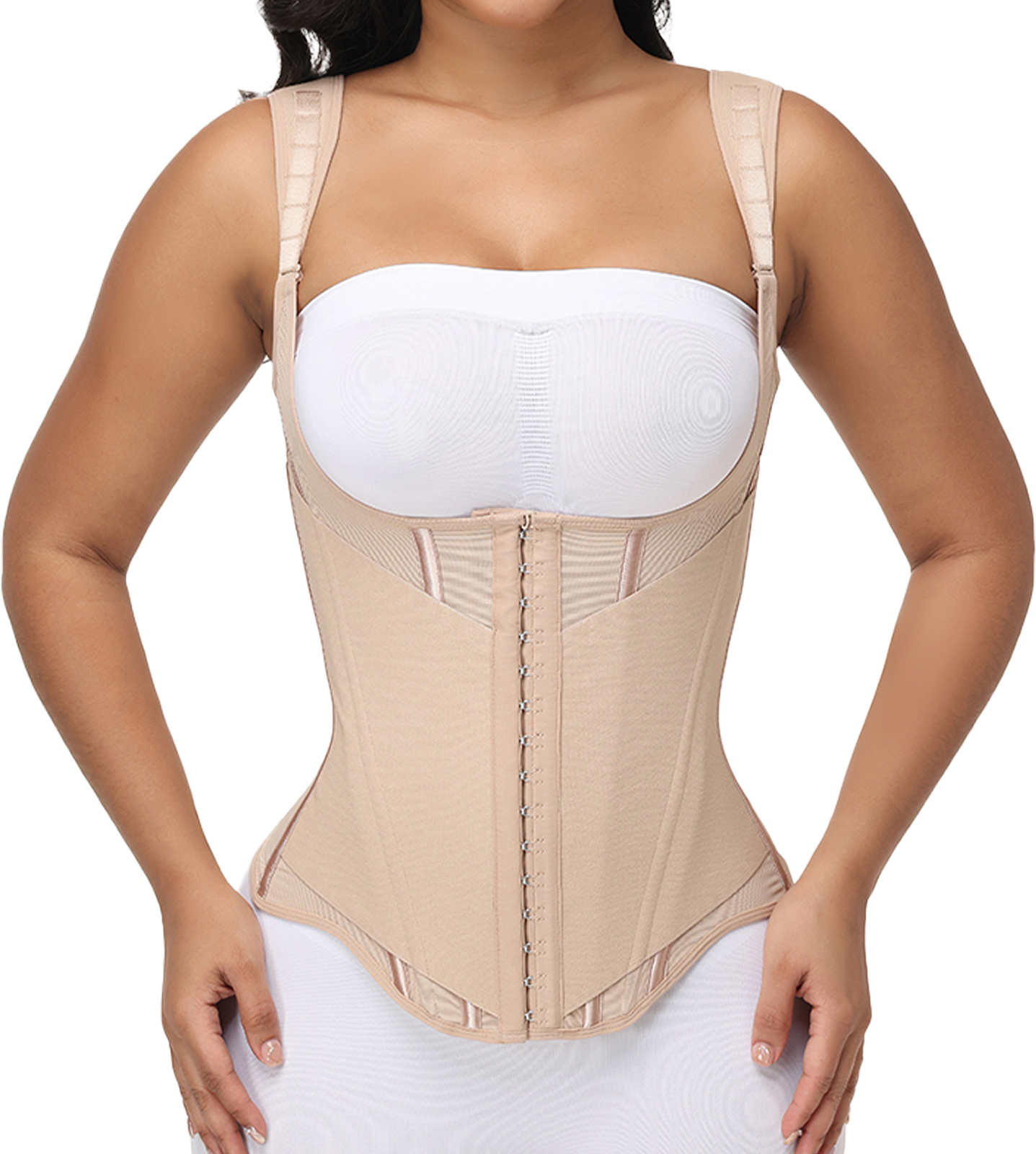 Shapshe® Women's Curved Design Waist Trainer with Steel Bones