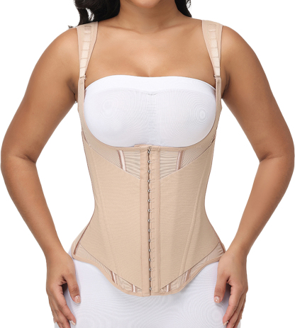  Women's Curved Design Waist Trainer with Steel Bones