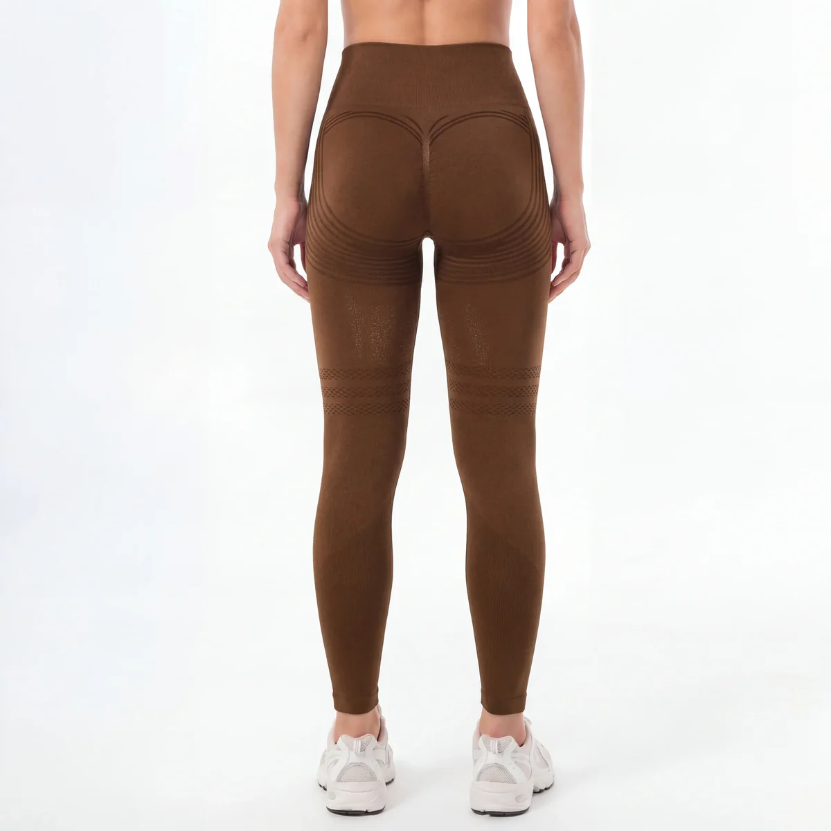 High-waisted shaping plus-size hip-lifting leggings fitness pants