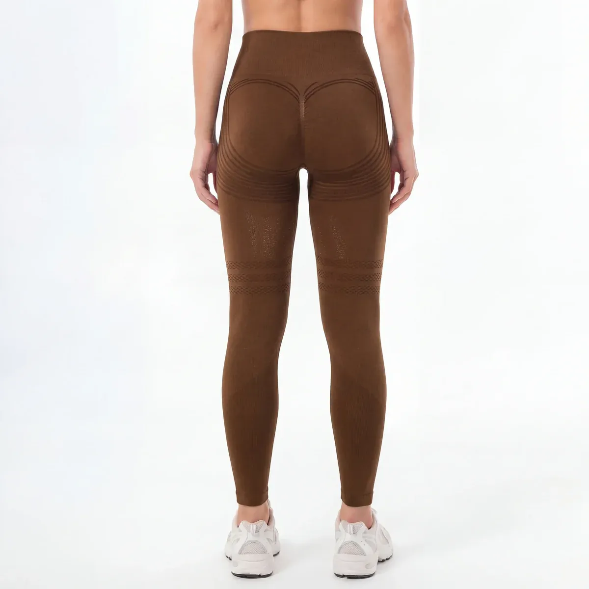 High-waisted shaping plus-size hip-lifting leggings fitness pants