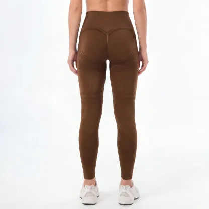 High-waisted shaping plus-size hip-lifting leggings fitness pants
