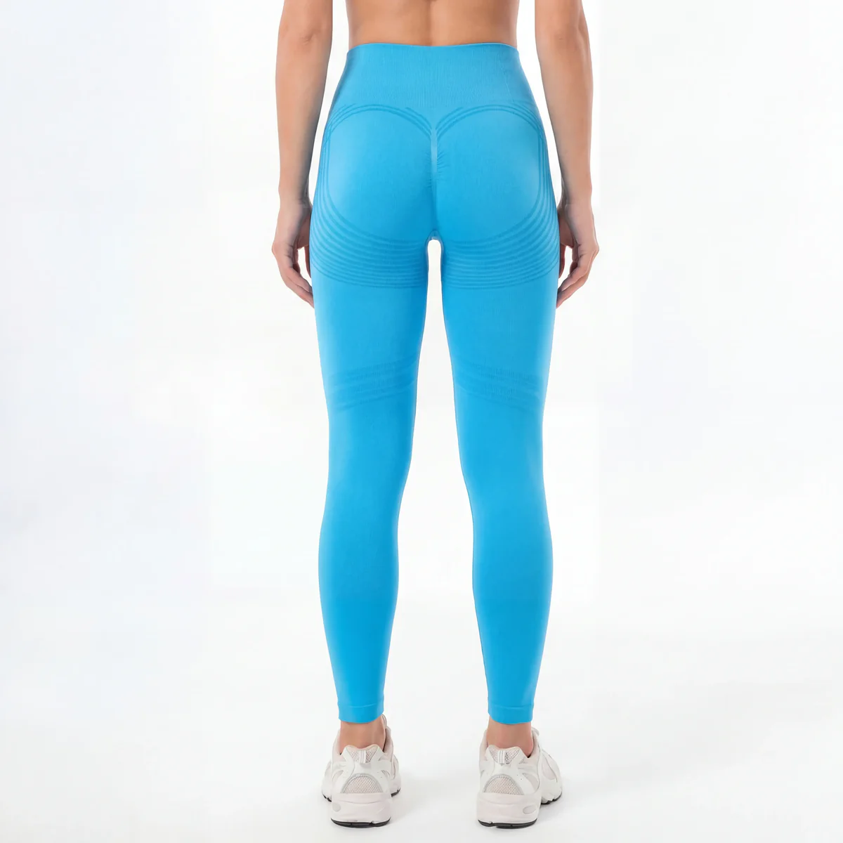High-waisted shaping plus-size hip-lifting leggings fitness pants