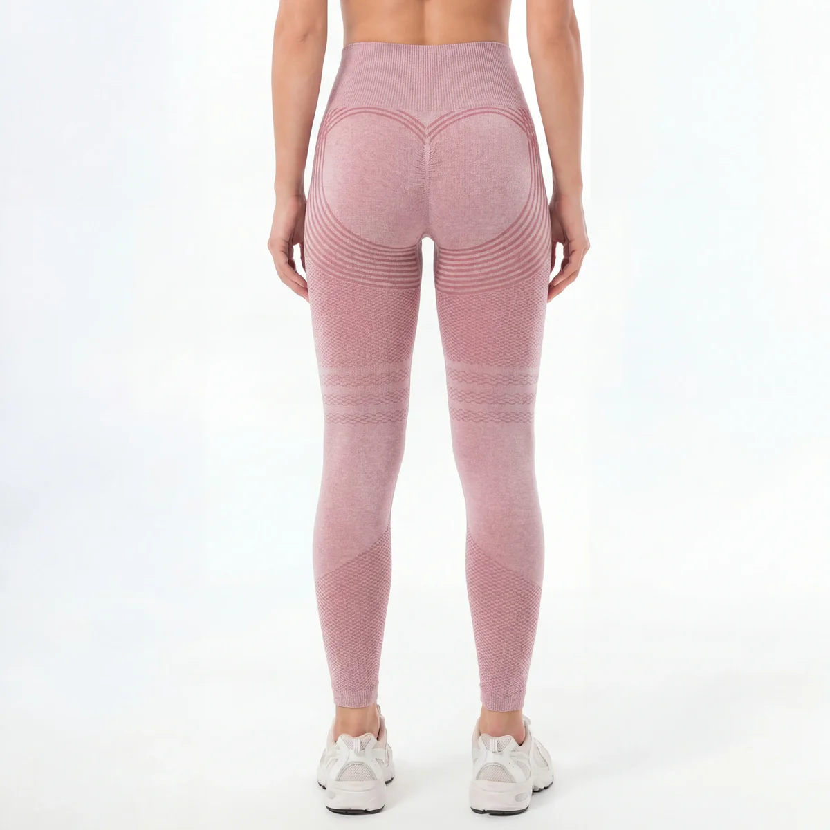 High-waisted shaping plus-size hip-lifting leggings fitness pants