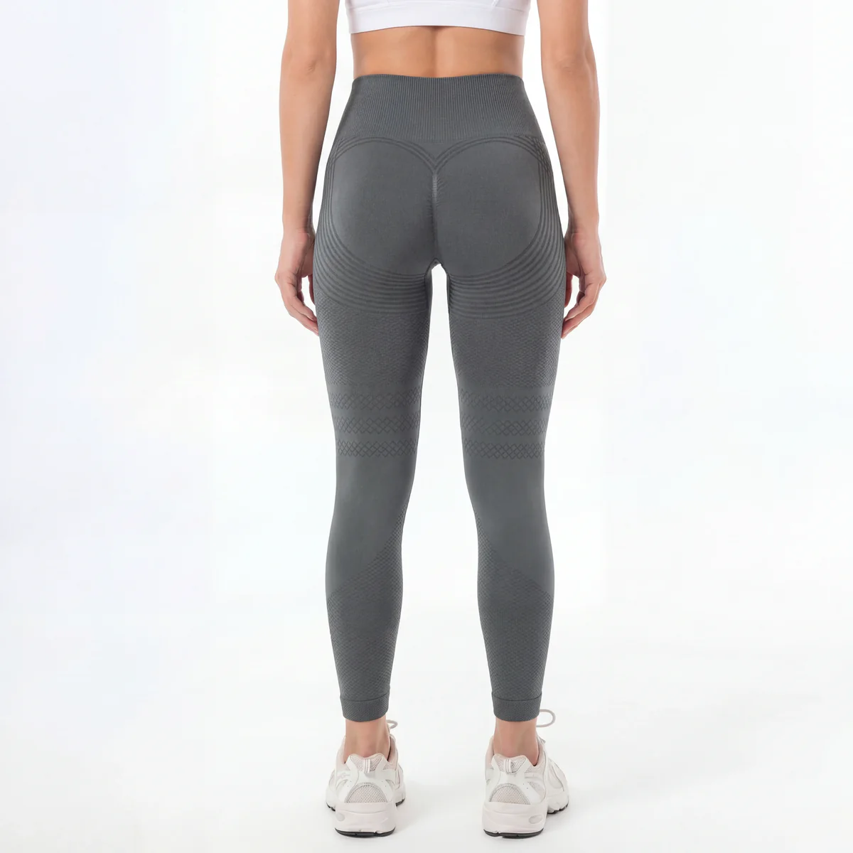 High-waisted shaping plus-size hip-lifting leggings fitness pants