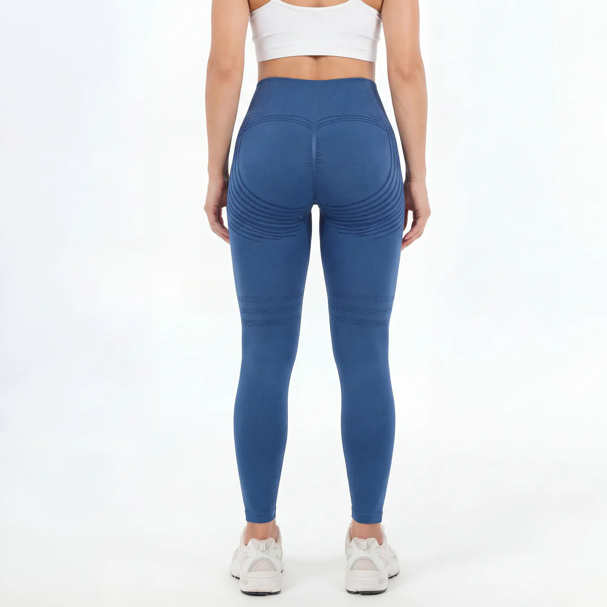 High-waisted shaping plus-size hip-lifting leggings fitness pants