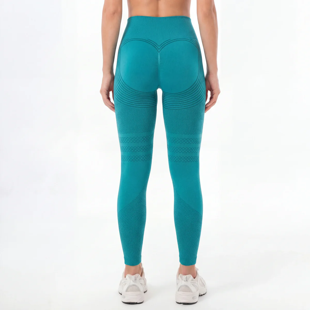High-waisted shaping plus-size hip-lifting leggings fitness pants