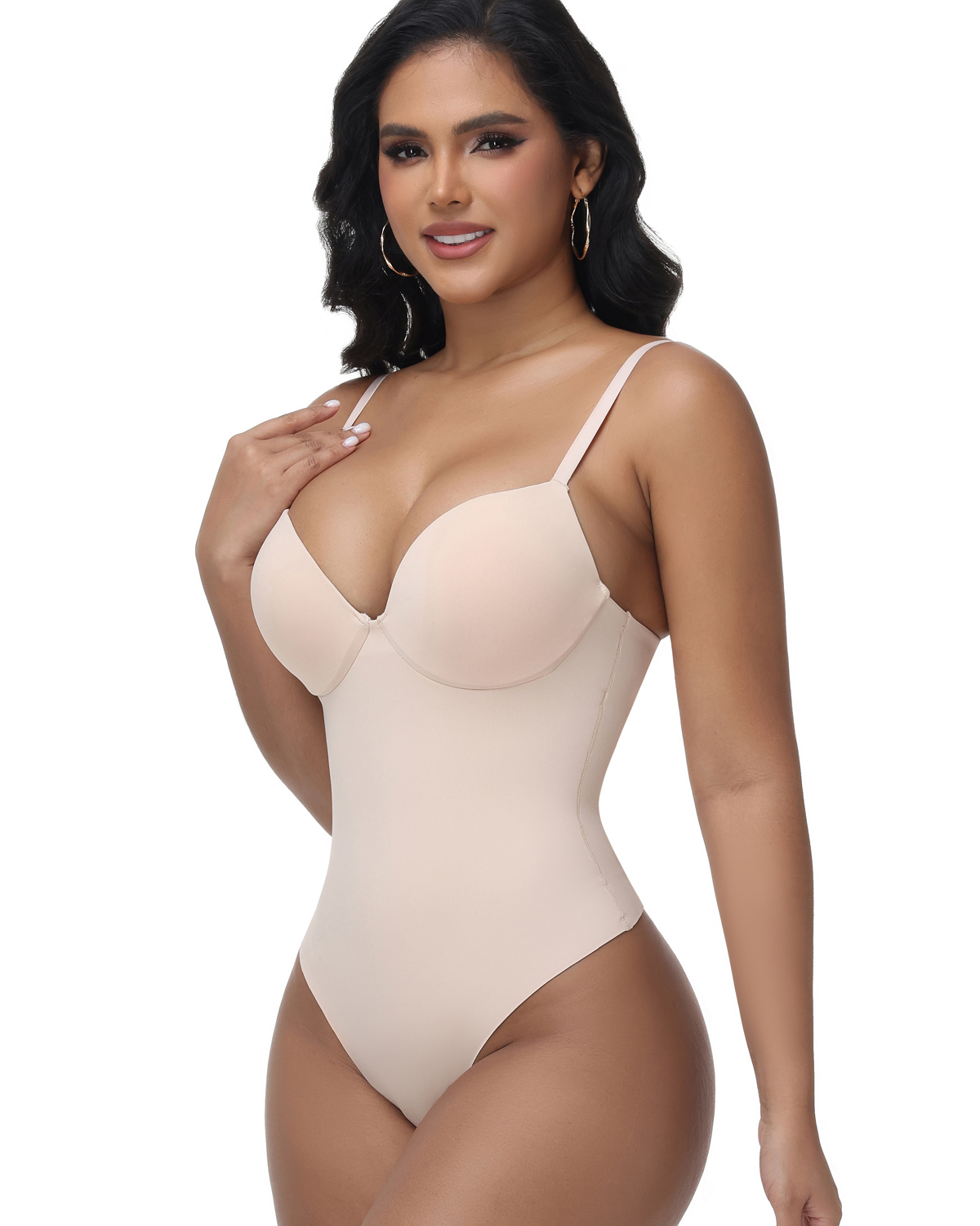 With a cup-shaped split-body design shaperwear