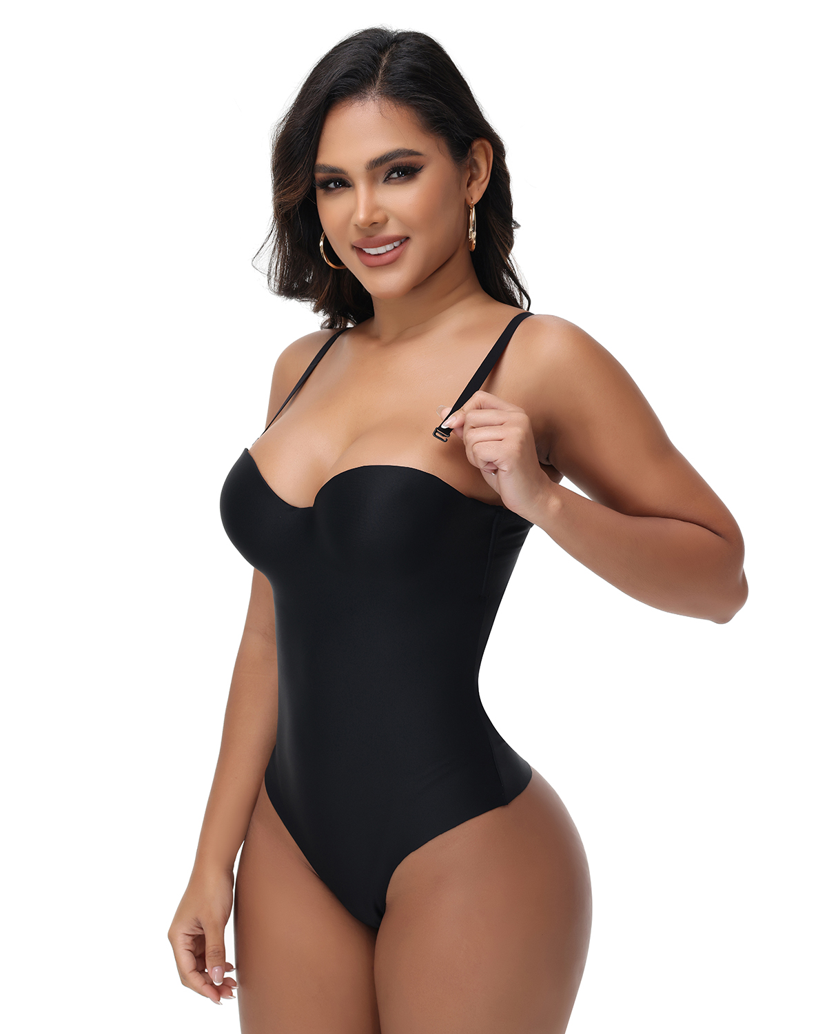 Soft cup three-piece one-piece dress