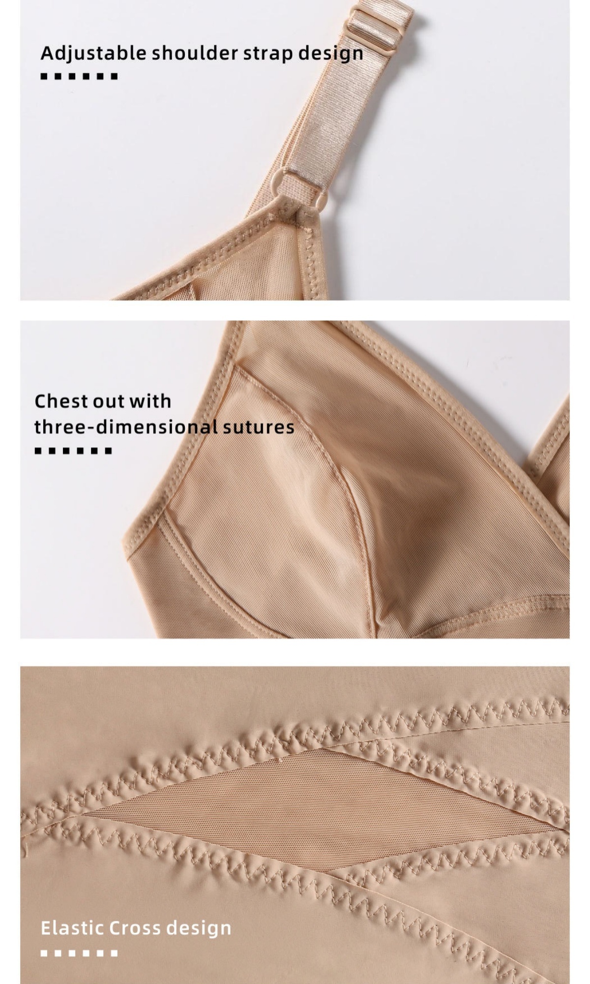 Women's deep V shaping top