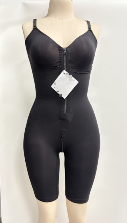 Tummy Control Butt Lifting Bodysuit with Zipper