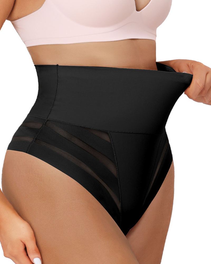 Fanstty Hip-Lifting And Tummy-Slimming High Waist Thong