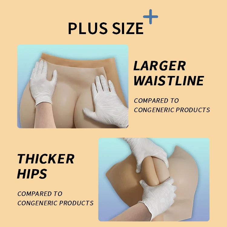 BBL Butt Lifter Short Food-grade Silicone Butt Pads with a Three-year Life Span