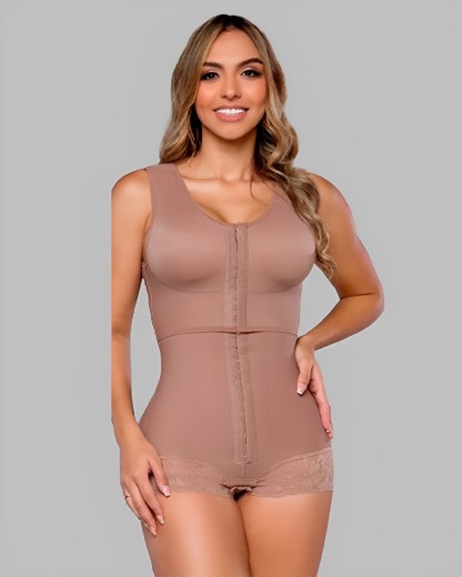 Butt Lifting Hook & Eye Tummy Control Slimming Body Shaper