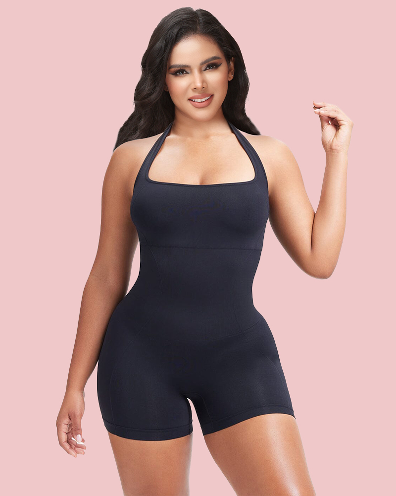 High Elastic Seamless Butt Lifter Tummy Control Thigh Slimmer Active Jumpsuits Shapewear