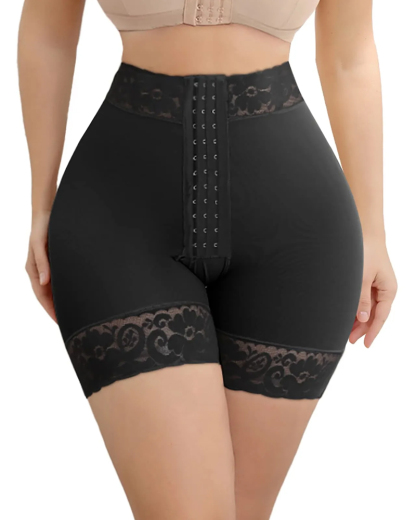 High Compression Garment Butt Lifter Control Panty with Hooks